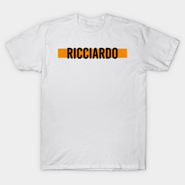 Daniel Ricciardo Driver Name - 2022 Season #4 T-Shirt by GreazyL